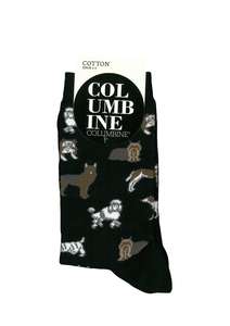 Products: Women's Lotsa Dogs Cotton Crew Columbine