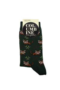 Women's Red Pandas Cotton Crew Columbine