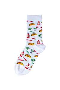 Women's Taco Night Cotton Crew Columbine