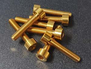 Gr5 Titanium M4 Socket Cap Head Machine Screws