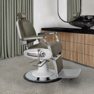 Products: Forest Sage Green Barbers Chair