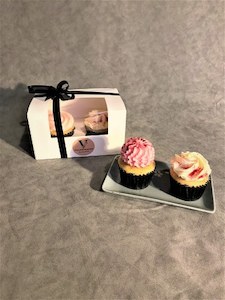 Vanilla Cupcakes Gift Box 2pcs. – village blooms