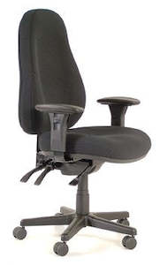 Buro Seating: Buro Persona Office Chair 24/7- arms included