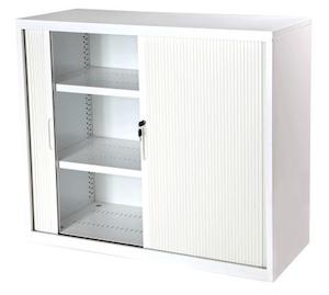 Europlan: Proceed Tambour 3 Tier Unit (1020mm high) - White