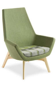 Chair: Eton  High-Back - Timber Base