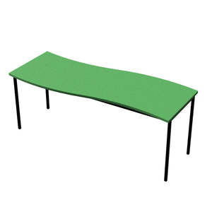 School Desk: Table School Wave Rectangle 1800mm