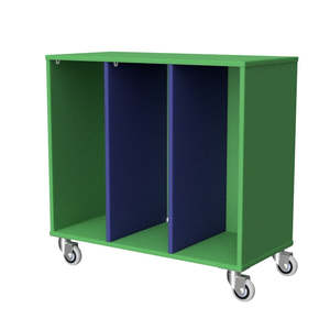 Tote Tray Storage Unit 3 Mobile