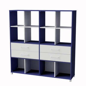 School Storage: Storage Unit 12 Cube 4 Drawer
