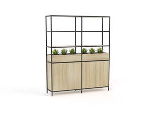 Kubix Range: Kubix Modular 2-Unit Cupboard with Planters