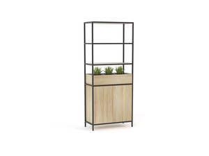Kubix Range: Kubix Modular 1-Unit Cupboard with Planters