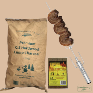 Products: Combo Deal 1 - EspetoSul Rotisserie, Charcoal & Firelighters