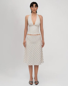 Effortless Polka Skirt