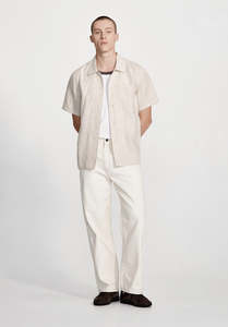 CAMPUS SS SHIRT, NATURAL