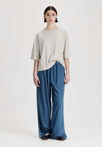 Bottoms Women: PULL ON PANT, CHAMBRAY