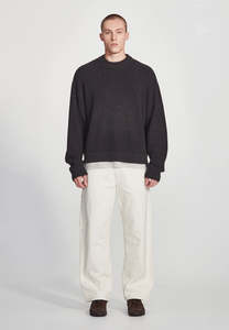 OVERSIZED KNIT JUMPER, CHARCOAL