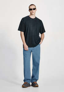 HEMP JERSEY STUDIO TEE, VINTAGE INK