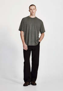 HEMP JERSEY STUDIO TEE, VINTAGE FOG