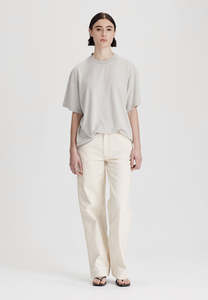 HEMP JERSEY BOY TEE, VINTAGE STONE