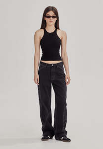WOMENS CARPENTER PANT, VINTAGE BLACK