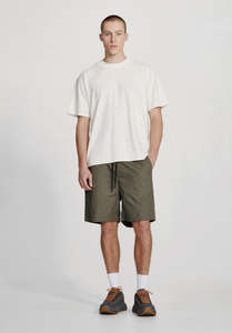 COTTON WALKSHORT, FOG