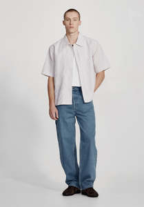 New Arrivals Men: MENS BOX FIT SHIRT, TOBACCO STRIPE