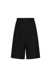 Commonplaceessentials: Longline Short - Black