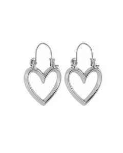 Luv Aj: Mini Heartbreaker Hoops - Silver