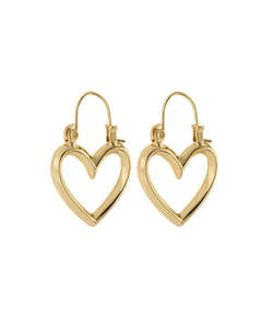 Luv Aj: Mini Heartbreaker Hoops - Gold