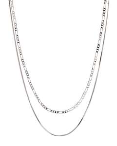 Cecilia Chain Necklace - Silver