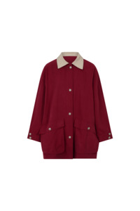 Down the Line Jacket - Maroon