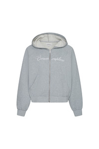 Sweatshirting: Ralph Zip Up Hoodie - Grey Marle