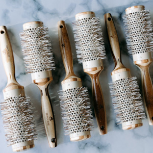 Bamboo Thermal Styler Brush 58mm