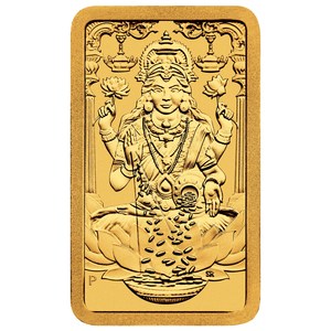Bullion: Lakshmi 1g Gold Minted Bar