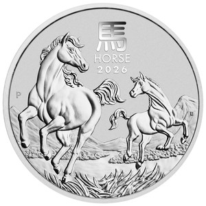 Bullion: 1oz Silver Bullion Coin – Australian Lunar Series III 2026 Year of the Horse