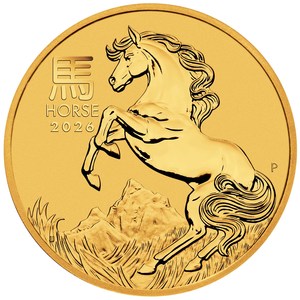 Gold And Silver Coins from The Royal Canadian Mint: 1/4oz Gold Bullion Coin – Australian Lunar Series III 2026 Year of the Horse