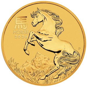 Bullion: 1oz Gold Bullion Coin – Australian Lunar Series III 2026 Year of the Horse