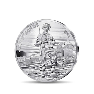 Numismatic Coins - View our collections: D-DAY 80th anniversary 10€ silver coin – Juno Beach – Proof quality year 2024