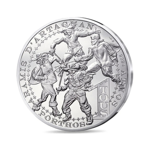 Numismatic Coins - View our collections: The Three Musketeers 100€ Silver coin – Circulating quality – 2024