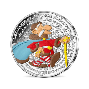 Astérix – Elegance – 10€ Silver Coin Coloured – 2022