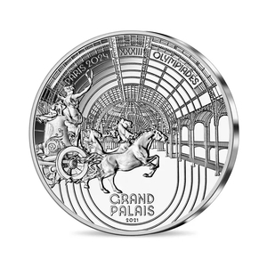 Products: Paris 2024 Olympic Games 10€ silver coin – Heritage Grand Palais – Proof Quality