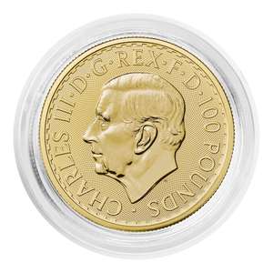 Bullion: 1oz Gold Bullion Coin (King Charles III) – Britannia 2025