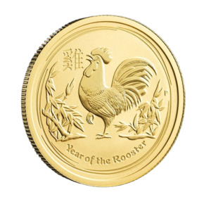 1/4oz Gold Bullion Coin – Australian Lunar Series III 2017 Year of the Rooster