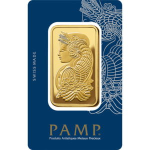 Pamp: 100g Gold Minted Bar PAMP Suisse Fortuna 