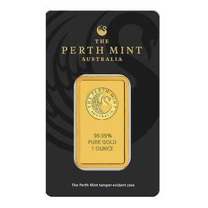 Bullion: 1 Oz Perth Mint Gold Minted Bar – Kangaroo