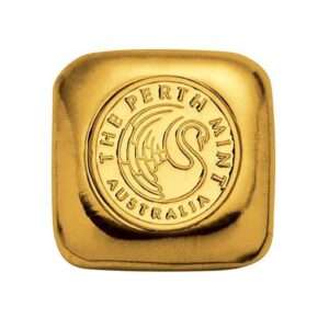 Bullion: 1 Oz Perth Mint Gold Cast Bar