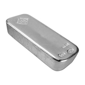 100 oz Johnson Matthey (JM) .999 Fine Silver Bar