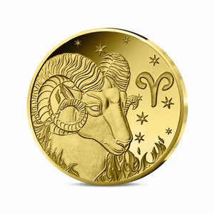 Paris Mint: 5€ 1/2g gold coin – Astrological signs – Aries – 2026