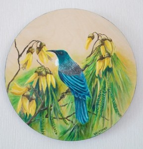 Tui in Kowhai