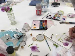 Beginners' Botanical Watercolours with Sandra Morris (with materials) - 12 October 2025