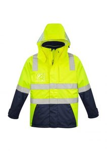 Unisex Hi Vis 4 in 1 Waterproof Jacket